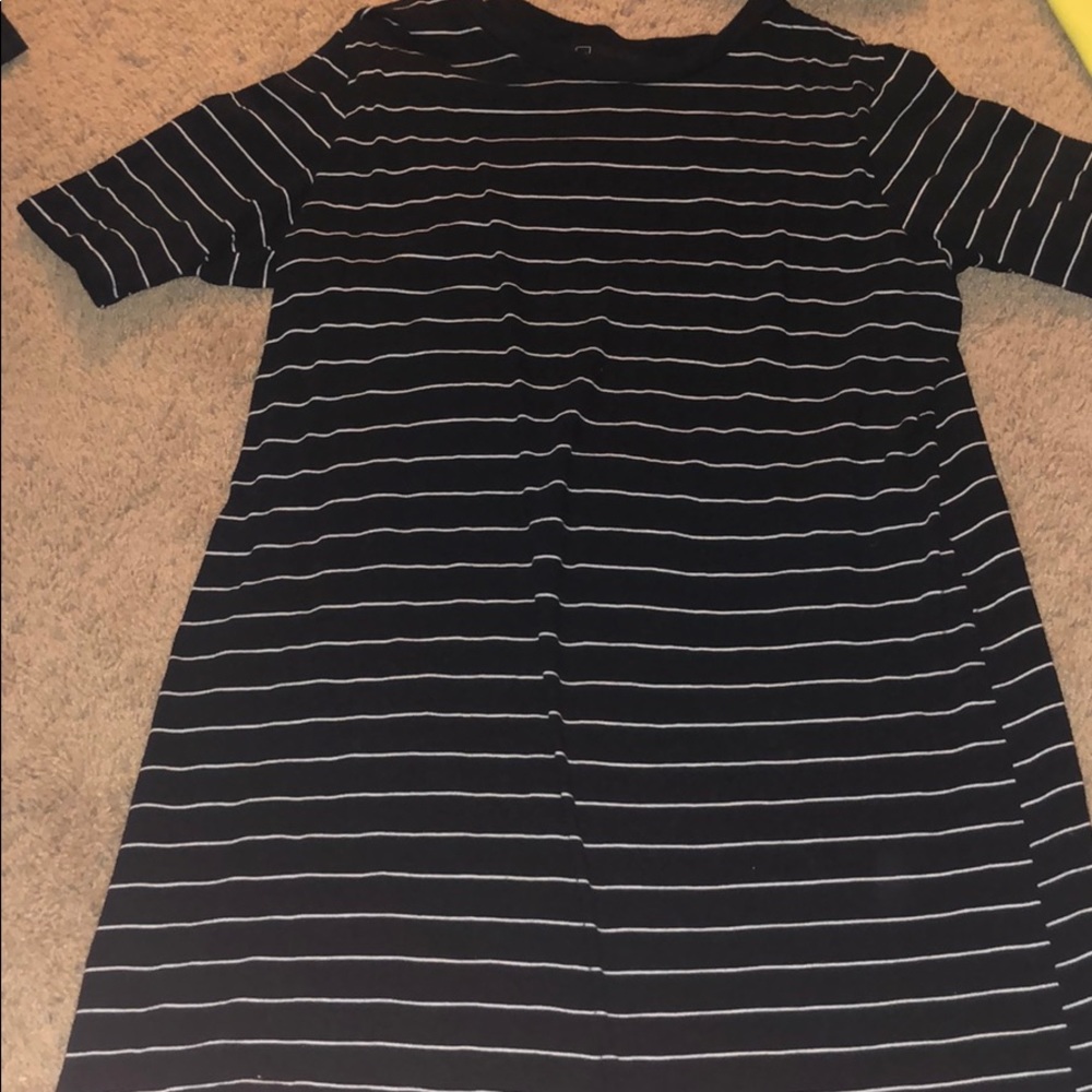 STRIPPED T-SHIRT DRESS